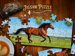 Игра Jigsaw Puzzle Horses Edition онлайн