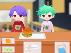 Игра Burger Rush Restaurant онлайн
