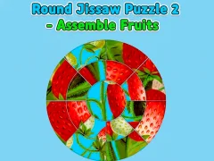 Игра Round jigsaw Puzzle 2 - Assemble Fruits онлайн