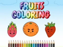 Игра FRUITS COLORING онлайн