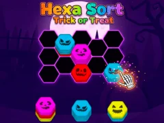 Игра Hexa Sort Trick or Treat онлайн