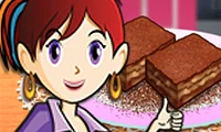 Игра Sara`s Cooking Class Caramel Nut Brownie онлайн