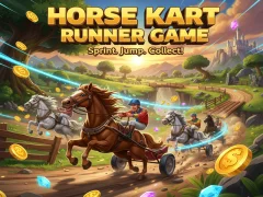 Игра Horse Kart Runner Game онлайн