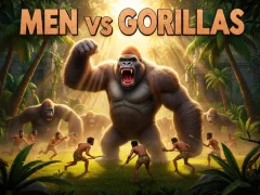 Игра Men Vs Gorillas онлайн