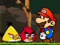 Игра Mario vs Angry Birds онлайн