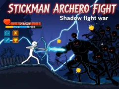 Игра Stickman Archero Fight: Shadow fight war онлайн