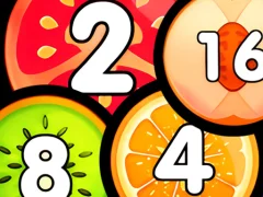 Игра Merge Balls Shooter 2048 Connect Fruits онлайн