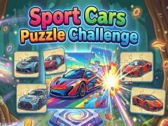 Игра Sport Cars Puzzle Challenge онлайн