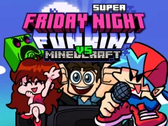 Игра Super Friday Night Funkin Vs Minecraft онлайн