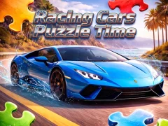 Игра Racing Cars Puzzle Time онлайн