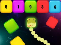 Игра Snake Blocks and Numbers онлайн