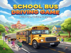 Игра School Bus Driving Game онлайн