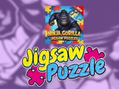 Игра Ninja Gorilla Jigsaw Puzzles онлайн