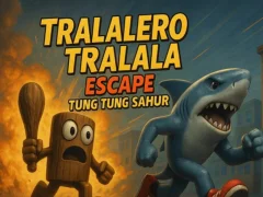Игра Tralalero Tralala escape Tung Tung Sahur онлайн