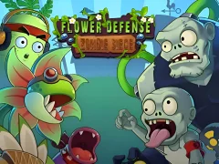Игра Flower Defense Zombie Siege онлайн