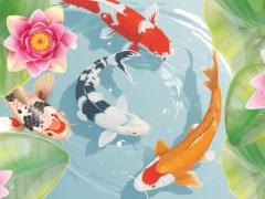 Игра Koi Fish Pond онлайн