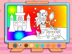 Игра Coloring Book: Mermaid Makeup онлайн