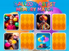 Игра Balloon Artist Memory Match онлайн