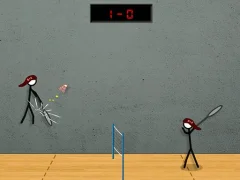 Игра Stick Figure Badminton 2 онлайн