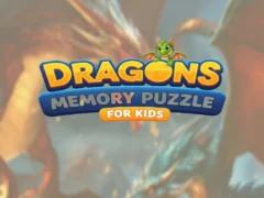 Игра Dragons Memory Puzzle For Kids онлайн