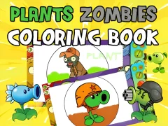 Игра Plants vs Zombies Coloring онлайн