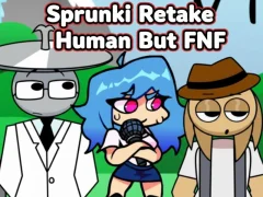 Игра Sprunki Retake Human But FNF онлайн