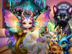 Игра Mysterious Familiars Enchanted Bestiary онлайн