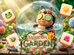 Игра Mojicon Garden Connect онлайн