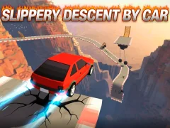 Игра Slippery Descent By Car онлайн