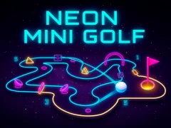 Игра Neon Mini Golf онлайн