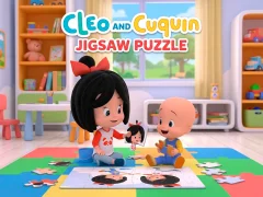 Игра Cleo and Cuquin Jigsaw Puzzle онлайн