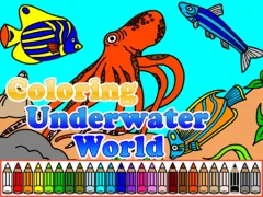 Игра Coloring Underwater World онлайн