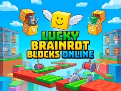 Игра Lucky Brainrot Blocks Online онлайн