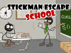 Игра Stickman Escape School онлайн