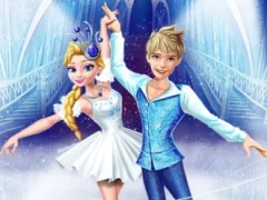 Игра Elsa and Jack Ice Ballet Show онлайн