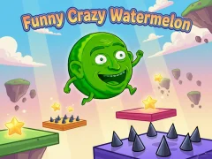 Игра Funny Crazy Watermelon онлайн