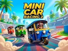 Игра Mini Car Racing 2 онлайн