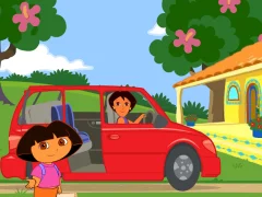 Игра Dora The explorer Dora's Ride-Along City Adventure онлайн