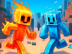 Игра Fire and Water Stickman онлайн