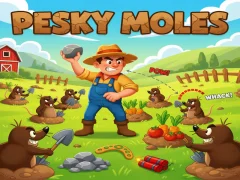 Игра Pesky Moles онлайн