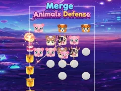 Игра Merge Animals Defence онлайн