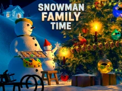 Игра Snowman Family Time онлайн