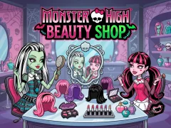 Игра Monster High Beauty Shop онлайн