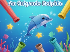 Игра An origami dolphin онлайн