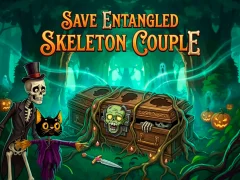 Игра Save Entangled Skeleton Couple онлайн
