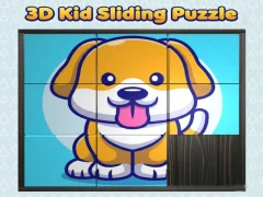 Игра 3D Kid Sliding Puzzle онлайн
