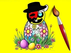 Игра Sprunki Easter Coloring онлайн