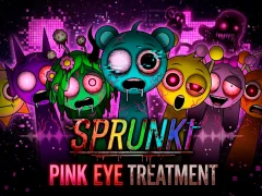 Игра Sprunki: Pink Eye Treatment онлайн