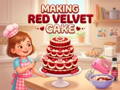 Игра Making Red Velvet Cake онлайн
