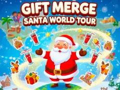 Игра Gift Merge Santa World Tour онлайн